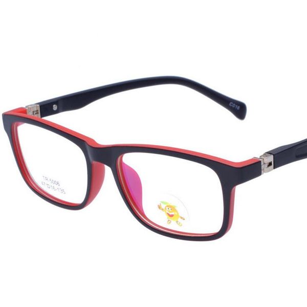 

wholesale-child glasses tr90 frame eyeglasses girl boy square optical frames junior student eyewear 5006, Black