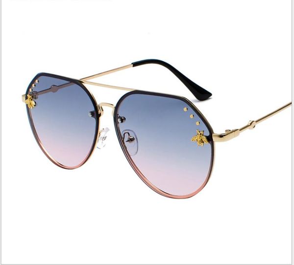 

fashion tide big box sunglasses women's color film sunglasses, White;black