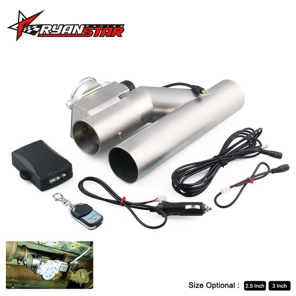 

universal car new style 2.5'' 3" dump valve electric exhaust cutout with wireless remote tp007