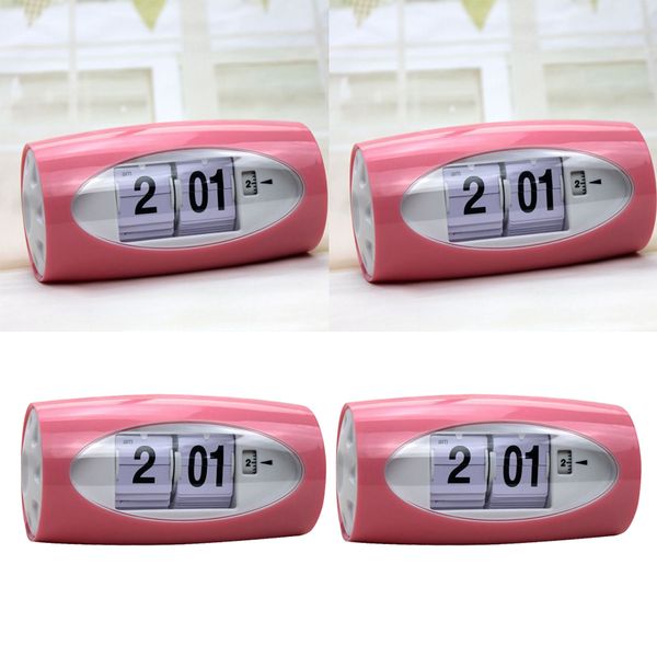 

2pcs digital table clock auto flip clock alarm clock
