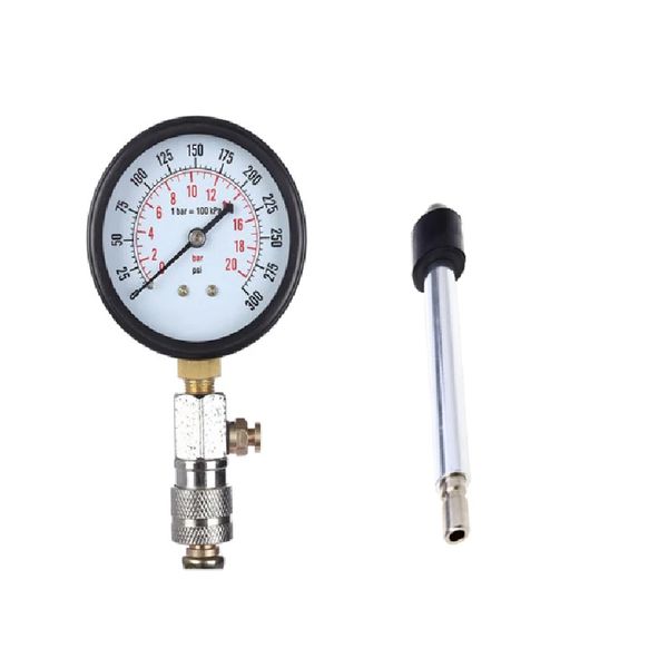 

car cylinder pressure gauge black vehicle motorcycle tool kit