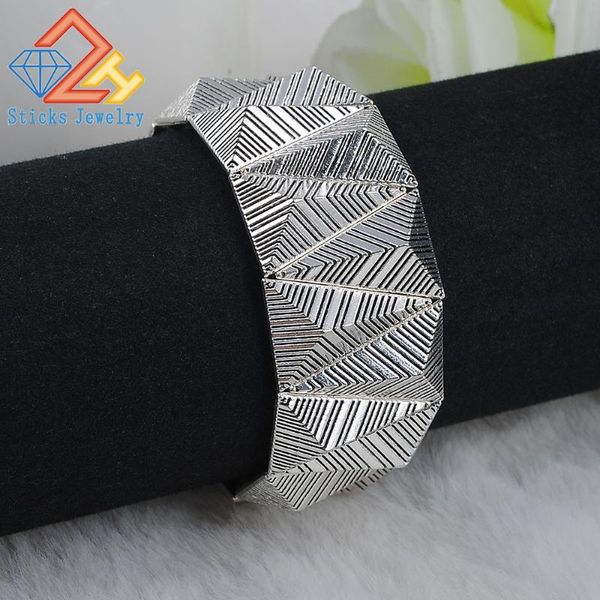 

fashion vintage women's bracelet retro style tibet silver color zinc alloy bracelet ladies jewelry accessories, Black