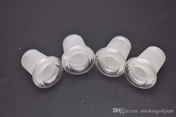 18mm male to 14 female glass connector Adapter on 18.8mm ground glass downstem adapter for water oil bong