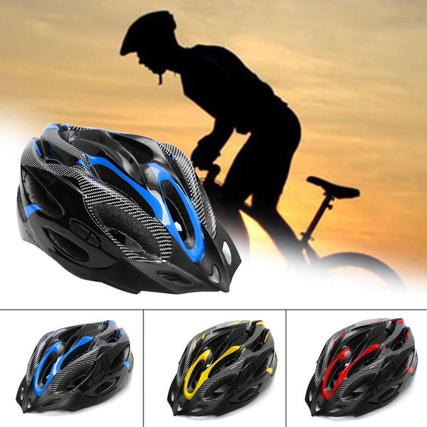 

safety adjustable bicycle bike helmet carbon fibre cycling road mountain ridding accessories als88