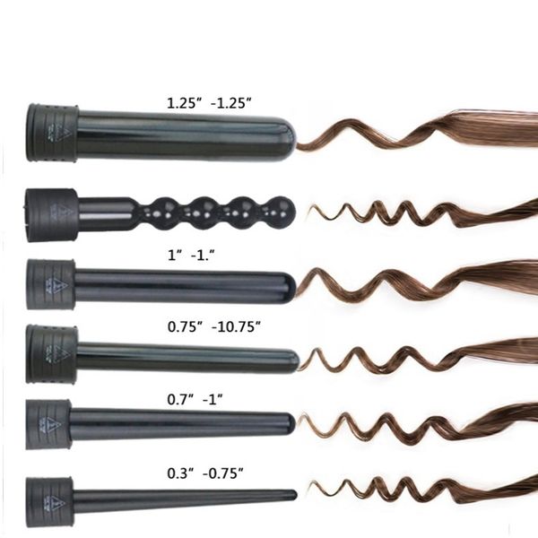 

1pc hair curler head makeup maquiagem hair curl black pink led heating elements