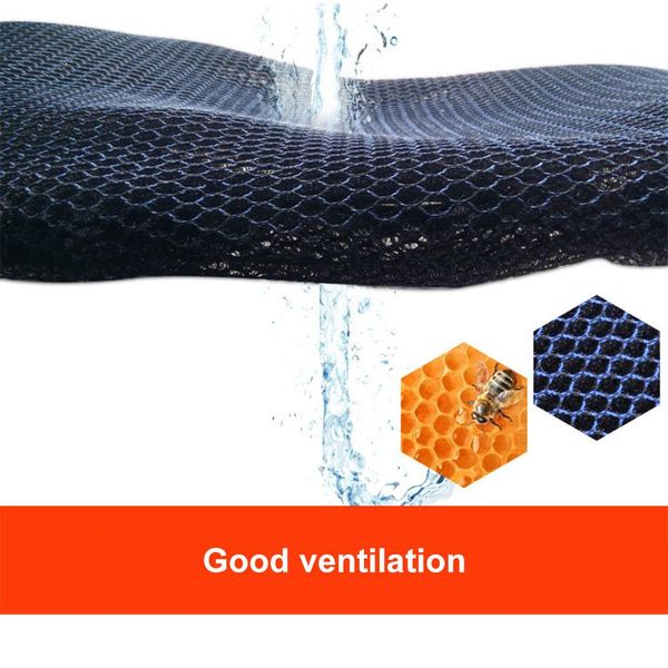 

air pad seat cushion mesh motorcycle black slow rebound cover