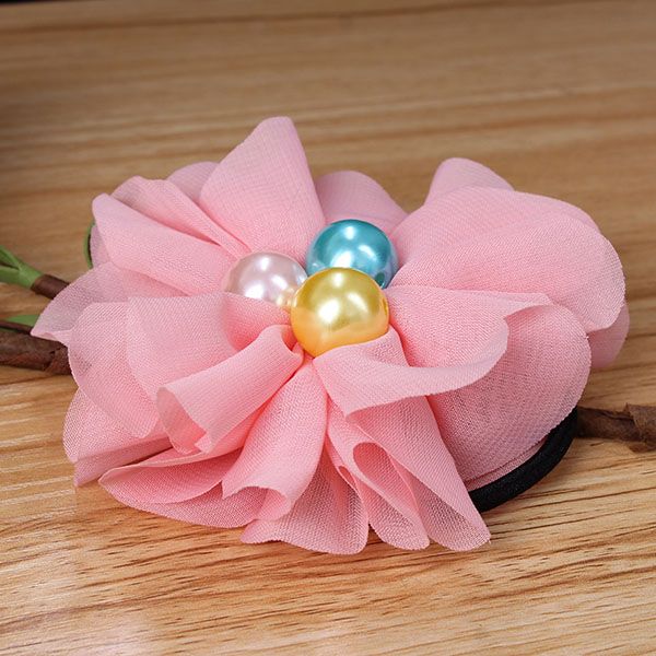 

kids elastic hair bands children ropes girls accessories, Slivery;white