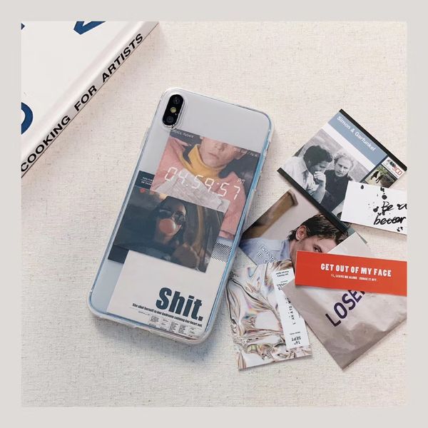 

прохладный инновационный забавный дизайн пара чехол для телефона iphone xs max xr x 6 6s 7 8 plus мягкая задняя крышка tpu