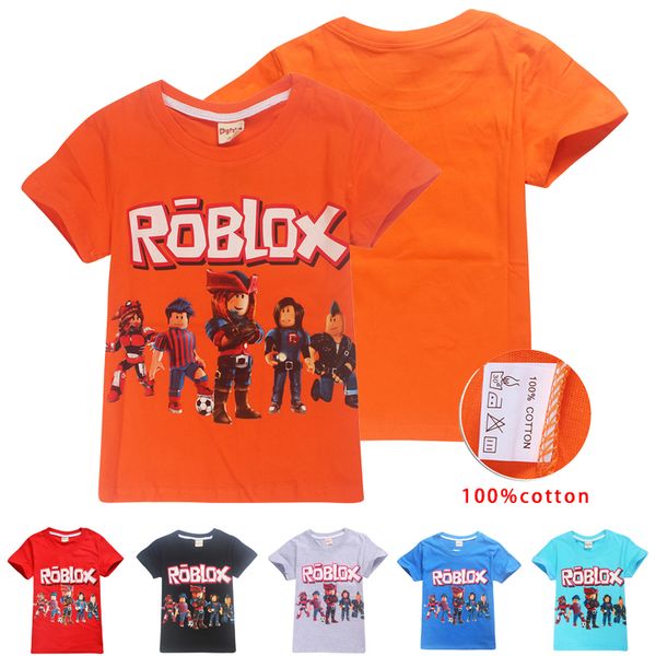 2019 6 14t Kids Boys Girls Roblox Printed T Shirts Tees Kids 100 Cotton Tee Shirts Kids Designer Clothes Dhl Ss119 From Mask01 61 Dhgatecom - kids roblox t shirt personalised character design