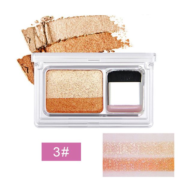

professional makeup palette shimmer eyeshadow easy to wear double colors metallic eyeshadow tool cun 668