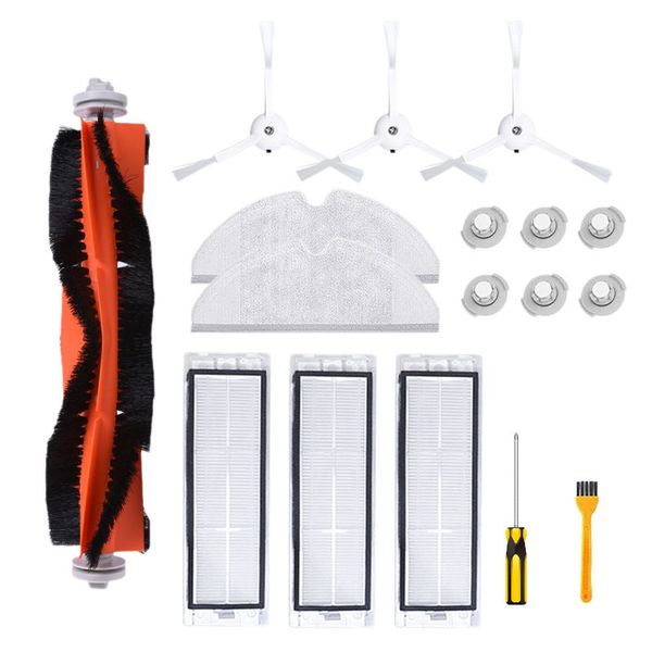 

roborock 17cs robot vacuum cleaner replacement accessories main brush side brush filter mop cloth comb screw water tank filter