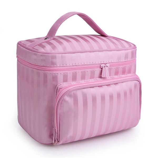 

durable wash travel toiletry large capacity waterproof necessity zipper multifunctional portable organizer gift cosmetic bag