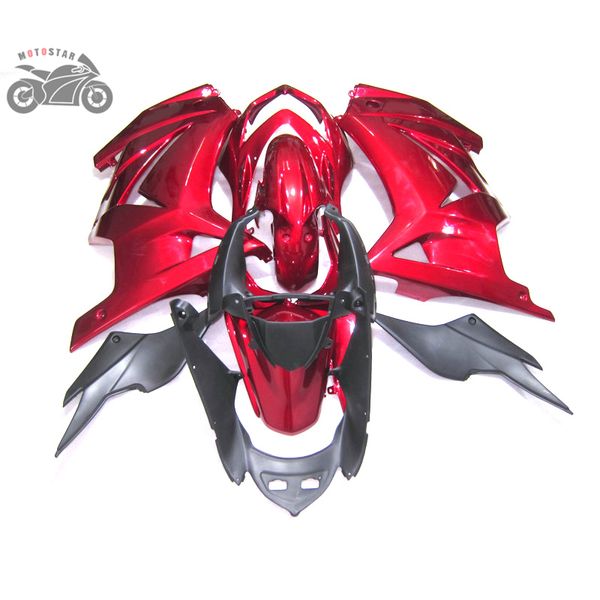 Set carenature iniezione personalizzate per Kawasaki Ninja 250R ZX250R ZX 250 2008-2014 EX250 08-14 carenatura carenatura moto rosso AB7