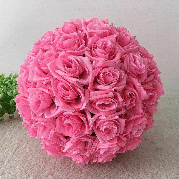 

15cm artificial flowers rose flower balls ary hanging basket plant home deco