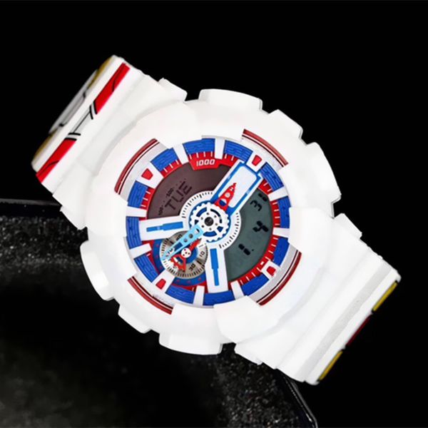 

2020 new boxed sports luminous automatic electronic multi-function watch outdoor mountaineering waterproof watch, Slivery;brown