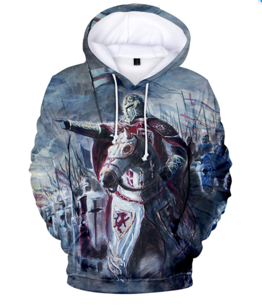 

new аниме тамплиеры hot мужская мода мужчины / женщины толстовки 3d печати streetwear повседневный пуловер с капюшоном фуфаек hip hop a654, Black
