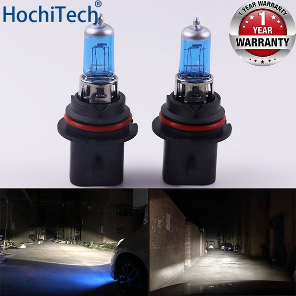 

car headlight super bright halogen bulb 1pcs 9004 9007 hb1 12v 6000k clear fog lights 3000lm 100w xenon dark blue driving lamp