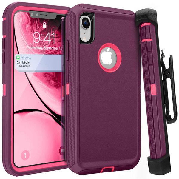 

Iphone x max ca e 3 in 1hybrid duty robot defender phone ca e for iphone x 8 7 6 am ung note9 9 plu iphone xr ca e