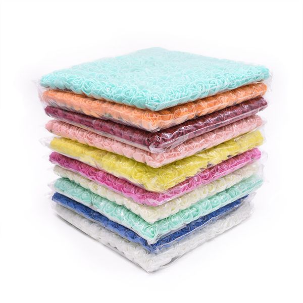 

72pcs / 144pcs multicolor мини пена роза искусственный цветок foamiran свадебный цветок украшения diy craft венок подарочные товары