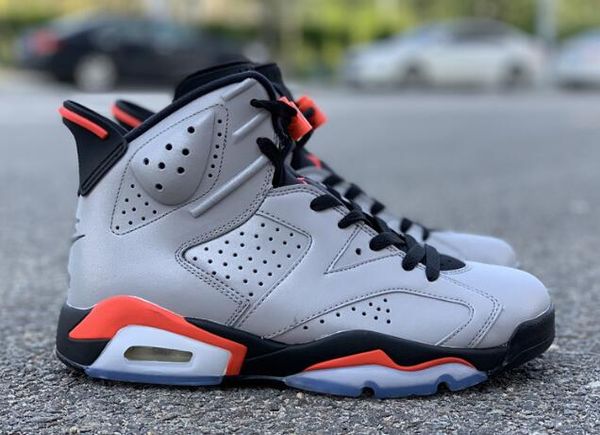 

3m reflective infrared 6j ba ketball hoe men athletic hoe ci4072 001
