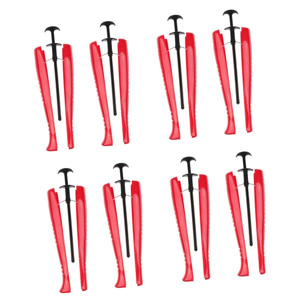 

4 pairs shoe lasts stretchers of boots extensor of footwear for women, White;pink