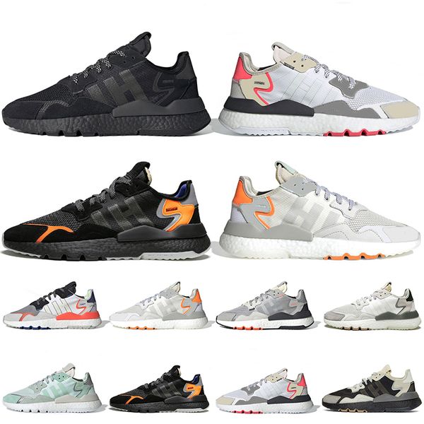 

new designer nite jogger white black trace pink men women running shoes women trainer sneakers size 36-45