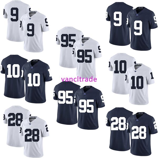 

2019 ncaa football penn state nittany lions 9 trace mcsorley 10 trevor williams 28 troy apke 95 tyler davis jerseys, Black;red