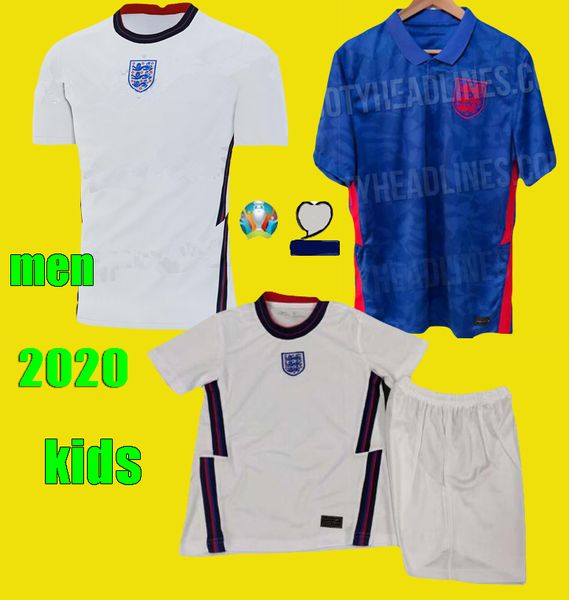 

euro 2020 new england home soccer jersey men kids kits kane sterling vardy rashford dele 2021 thailand quality away football shirts kit, Black