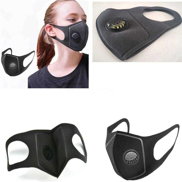 

dhl shipblack sponge 3d three-dimensional breathable masks full face mask reusable dust anti pollution mouth er ljja3827 tctg