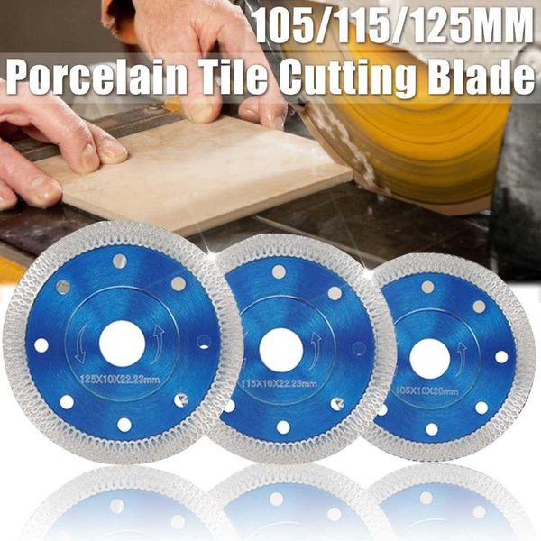 

105/115/125mm diamond saw blade disc porcelain tile ceramic granite marble cutting blades for angle grinder diamond saw blade