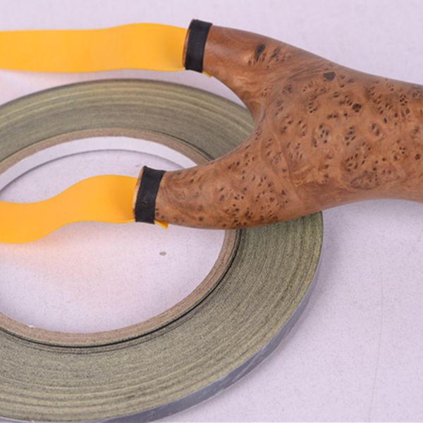 

flying tiger flat leather slingshairband rapid tied reinforcement bandage cloth lazy adhesive tape play worker bandage amber