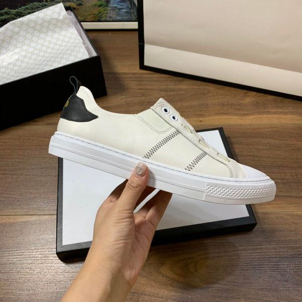 

new arrivals men genuine leather low casual shoes brand designer classic leisure trainers lace up sneakers men shoes 38-44, Black