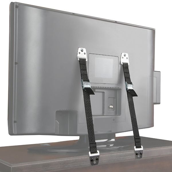 

2pcs anti-tip straps kids safety lock protect flat tv furniture wall strap kids cabinet lock safety protection belts