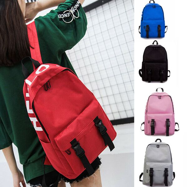 

2019 modern women shoulder canvas backpack rucksack school travel lapcollege bag