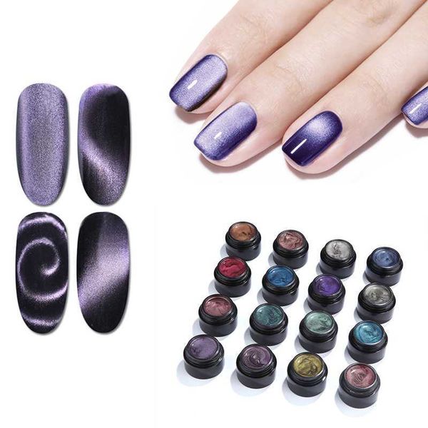

rw5d cat eye gel nail polish semi permanent uv nail art for a manicure gel primer coat varnish, Red;pink