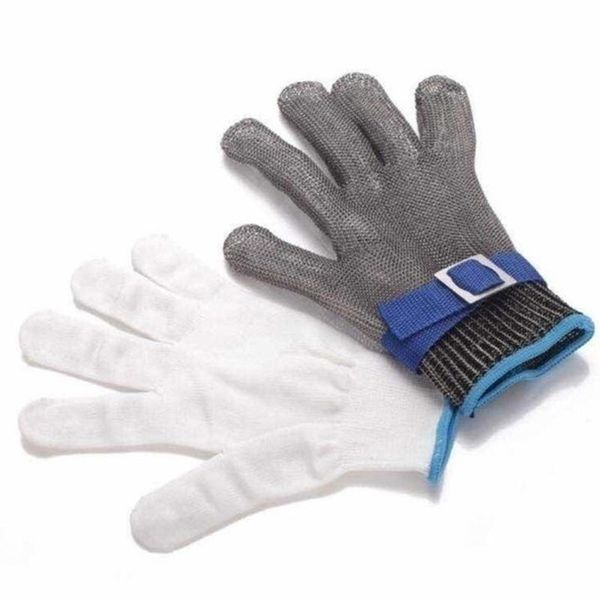 

cut prevention arm safety protection gloves cookware glass industry stab resistant gloves wear-resistant protector, Black;gray