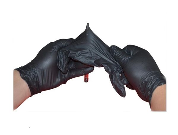 

pieces of bagged nitrile waterproof hypoallergenic latex general kitchen dishwashing garden gloves work glove left hand qarvm9