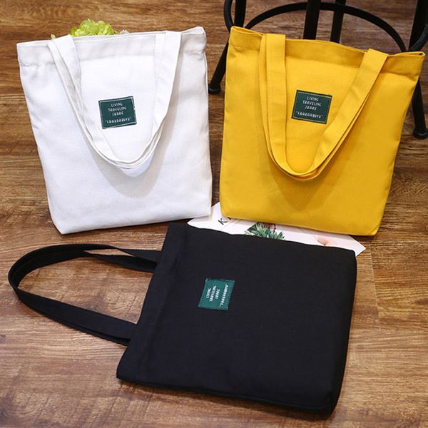 

miwind soft canvas bag large capacity women shopping bag ladies daily use handbags casual beach tote rhb009
