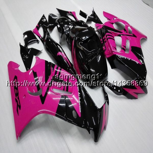 

23colors+botls pink black motorcycle hull for honda cbr 600f3 1997-1998 cbr600f3 97 98 abs plastic motor fairing