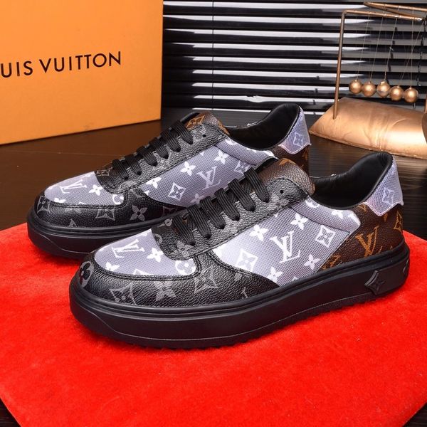 

air-b10 french brand mens luxuries shoes with calfskin leather sneaker casual shoes fashion booties basketball shoes with box ing, Black