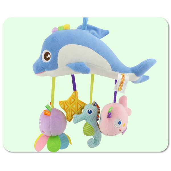 

1pcs Baby Toy Animal Windbell Neonates 0-1 Years Old Bed Hanging Music Toys Parent-child Interaction Creative Baby Rattles Toy
