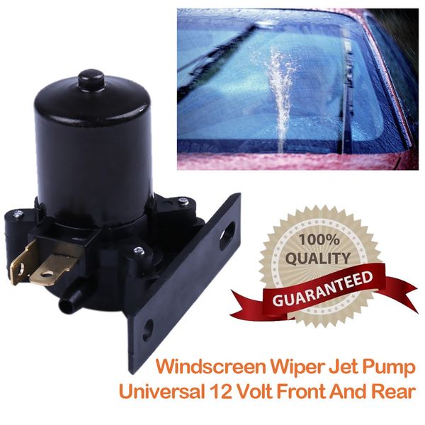 

universal washer pump 12 volt front and rear windscreen wiper jet pump