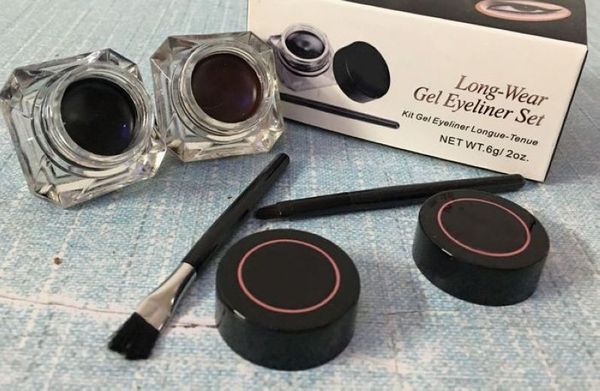 

Factory direct dhl new makeup eye long wear gel eyeliner et kit gei eyeliner longue tenue6g