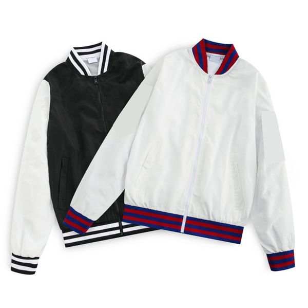 

роскошная мужская куртка дизайнер осень 2019 новая весна осень куртка два цвета доступны свободного покроя модный бренд ветровка роскошная к, Black;brown