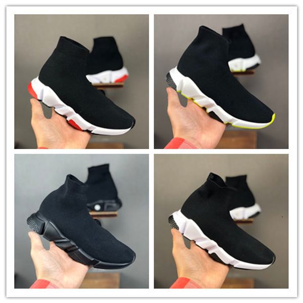 

children sports shoes 2019 new black white sock shoes kids basketball shoes girl boy outdoor trainers size 24-35