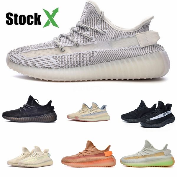 

big size 13 kanye west marsh v2 running shoes linen earth tail light desert sage yeshaya reflective designer sneaker trainers #qa399