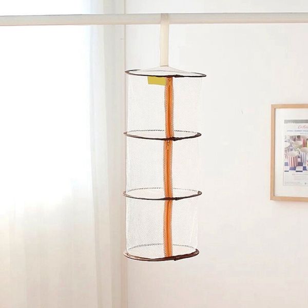 

3-layer mesh drying bra basket net with zipper bra storage cage bag hanging clothes bra rack clothes drying organizer