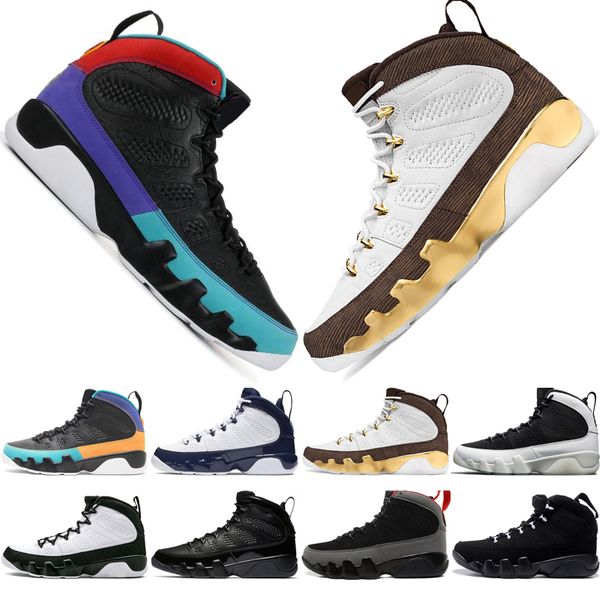

High Quality 9 9s Dream It Do It UNC Mop Melo Mens Basketball Shoes LA OG Space Jam men Bred 2010 Release sports sneakers designer US 7-13