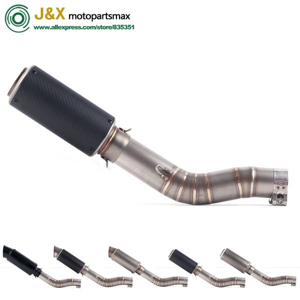 

gsxr1000 gsx r1000 gsxr 1000 modified middle link pipe slip on full system motorcycle exhaust for gsxr1000