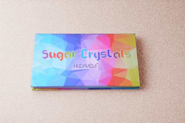 

Dhl бесплатная доставка новейшая палитра макияжа hudamoji 18 Цветов сахара cryslals тени дл